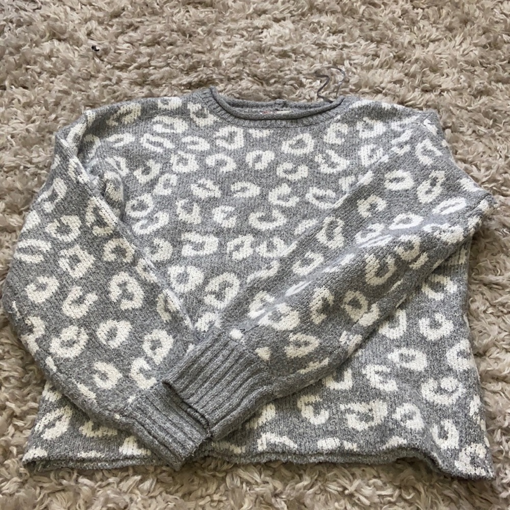 super soft cheetah sweater